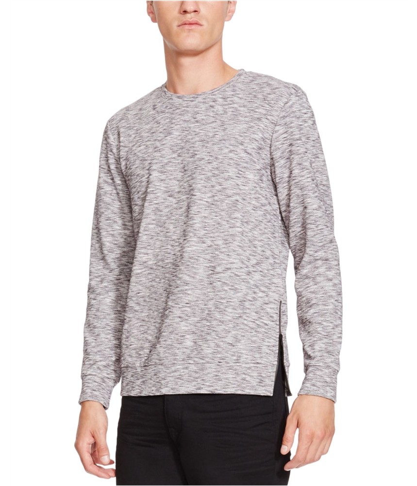 Kenneth Cole Mens Space-Dyed Side Zip Graphic T-Shirt 7690₽
