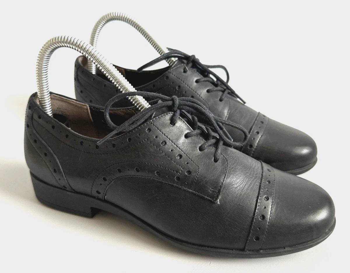 Oxford Leather Upper Low (1-1.9 in) Heel Height Comfort 