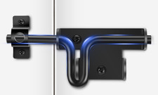 Heavy Duty Slide Bolt Gate Latch, Sliding Bolt Door Lock with Padlock Hole, Slid