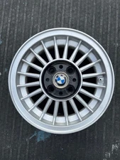 BMW OEM ALLOY RIM; from e21 320i models, 4 x 100, fits 1600,2002,2002tii