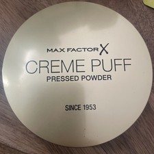 MAX FACTOR CREME PUFF COMPACT FACE POWDER - SHADE 81 TRULY FAIR NEW