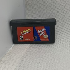 Uno/Skip-Bo (Nintendo Game Boy Advance, 2006) Authentic Game Cartridge TESTED