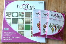 Heartfelt Creations "Holiday Ornaments" Stamps, Dies, and Paper Lot