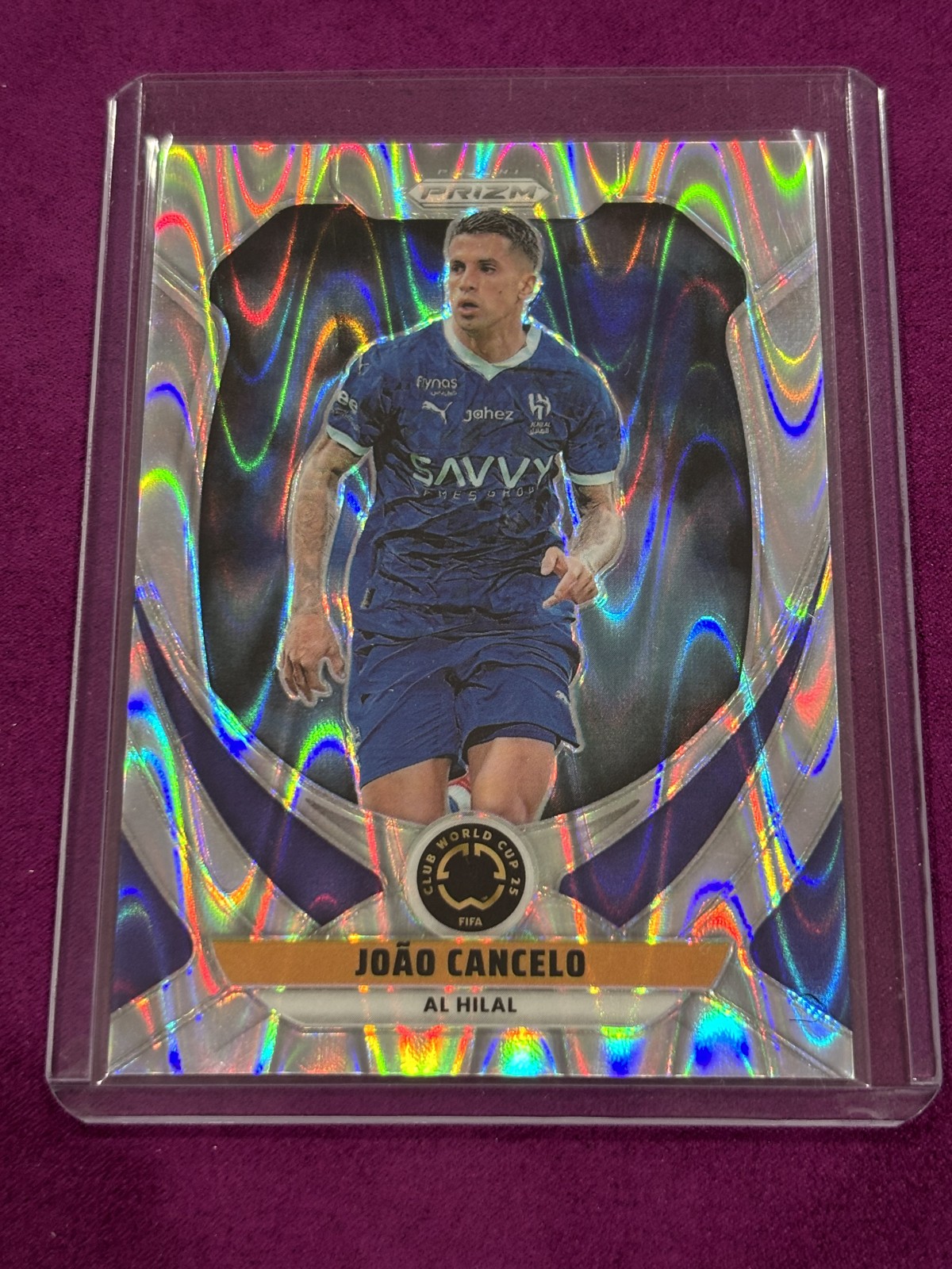 Joao Cancelo - Panini Club World Cup - Prizm - Wave Parallel - Year 2024/2025