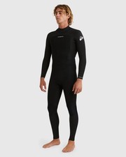 Quiksilver Prologue 4/3mm Back Zip Wetsuit - Men's - Large / Black