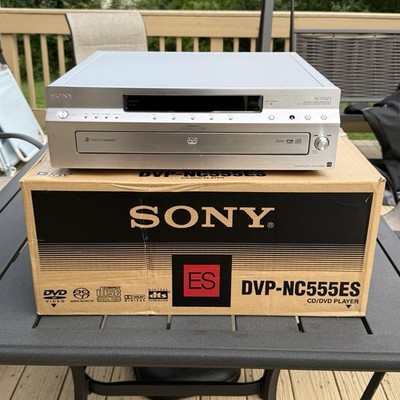 Sony DVP-NC555ES 5 Disc DVD/CD Player Silver Progressive Scan Multi NO REMOTE