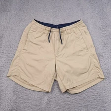 BIRDDOGS Shorts Mens Medium Boom Classic Khaki 6" Lined Zip Pockets Stretch