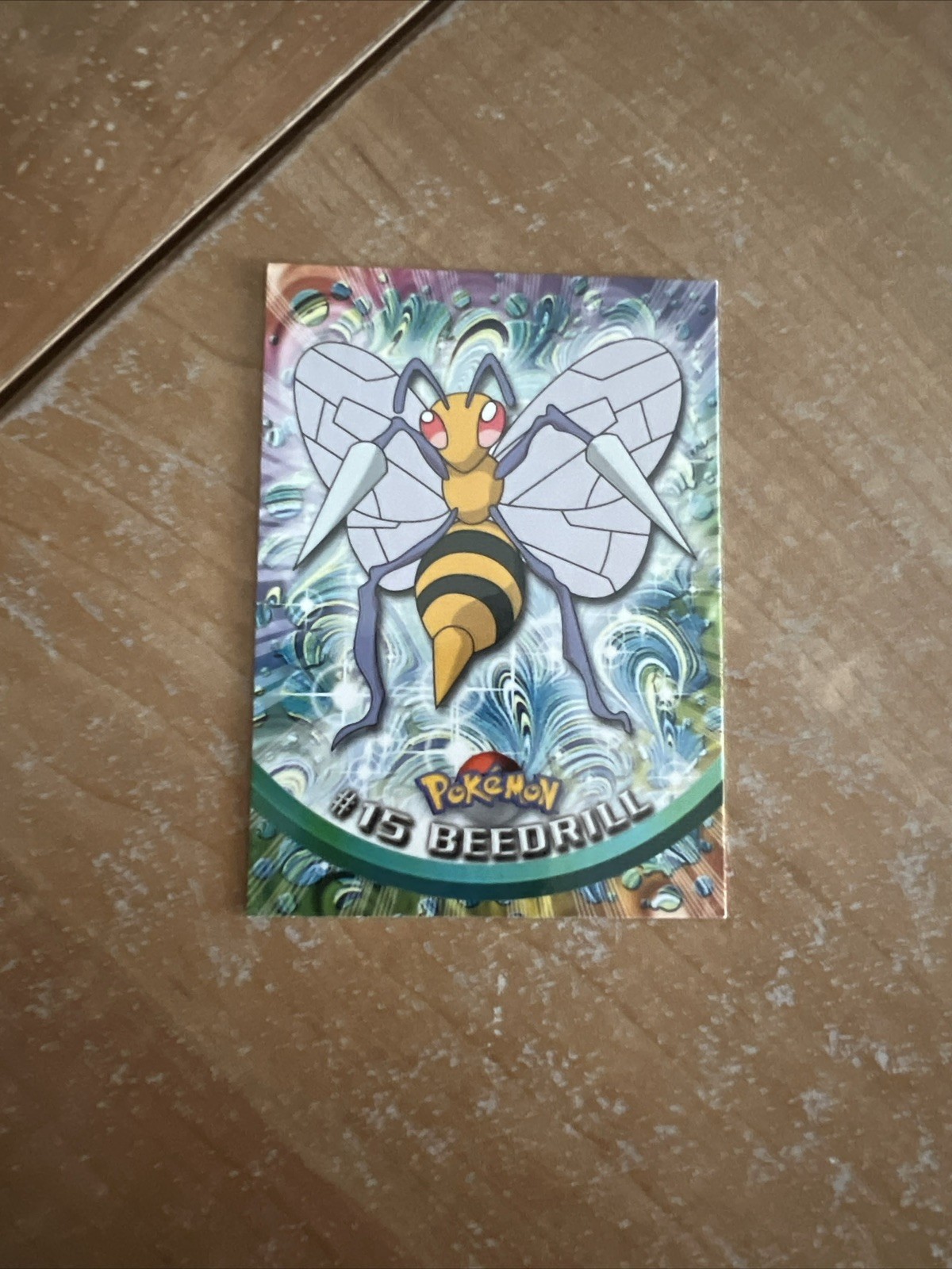 Beedrill Non-Foil Topps Pokemon Card #15 TV Animation Series 1 LP 