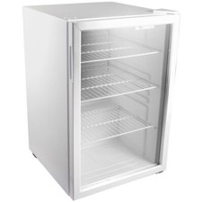 SMALL DISPLAY DRINKS COOLER FRIDGE WHITE UNDERCOUNTER BC125  NEXT DAY @ £309!
