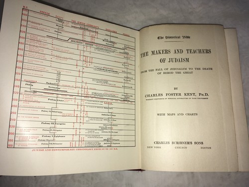 1911 “The Makers and Teachers of Judaism” Charles Foster Kent First Edition - Picture 6 of 11