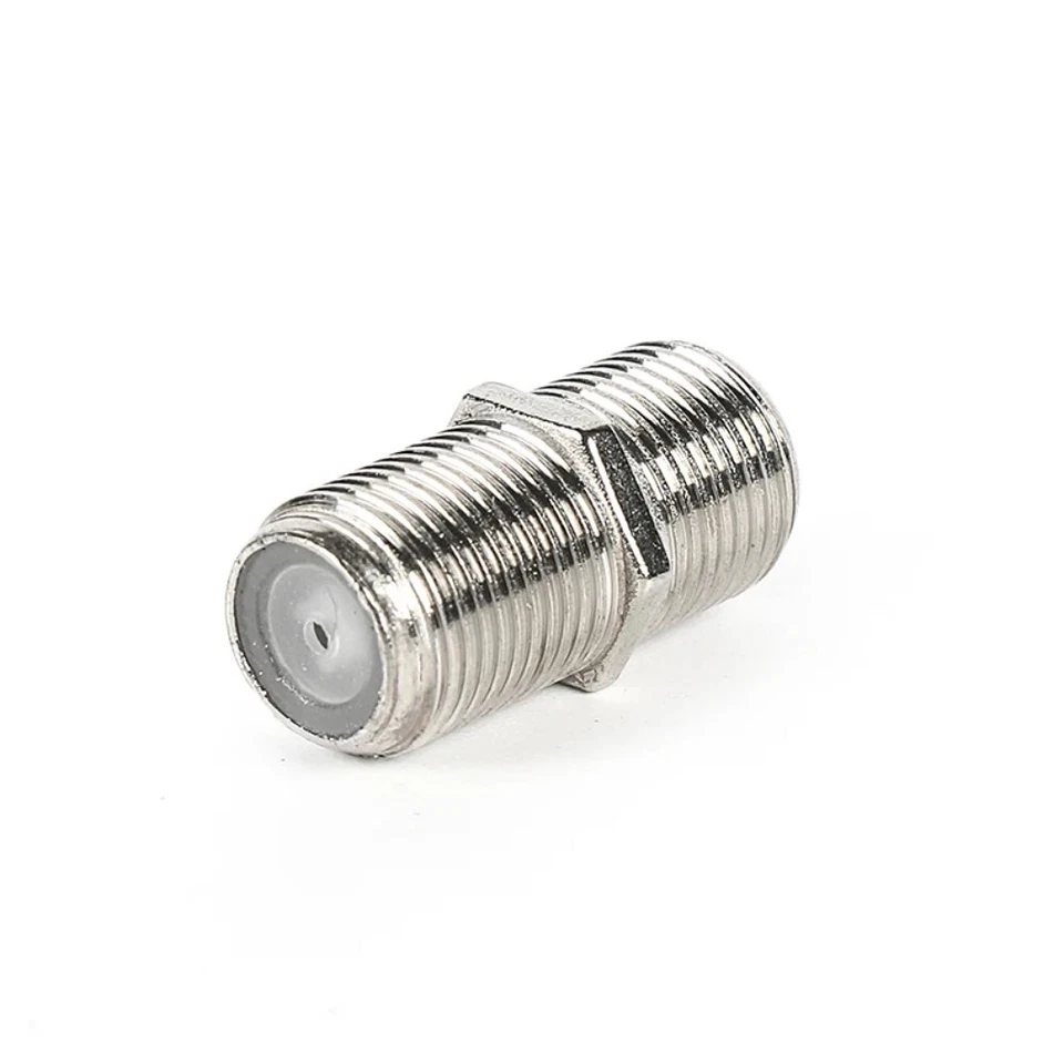 F Type Female to Female F81 UHF Coaxial Coupler for TV RG-6 RG-59 75 Ohm Cable - Image 2 of 4