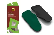 SPENCO SPENCORX ARCH CUSHION 3/4 INSOLES THINSOLE ARCH SUPPORT IMPACT ABSORPTION