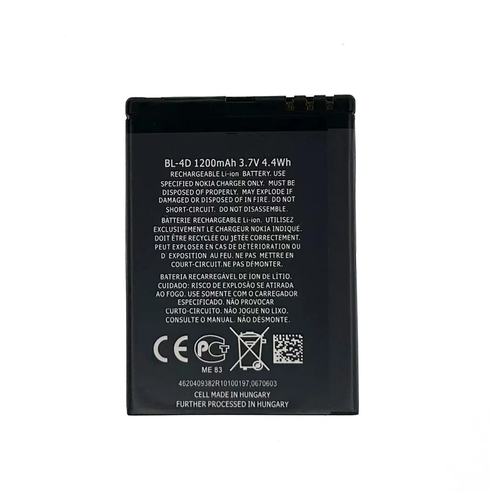 NEW for Nokia BL-4D Replacement Battery Nokia N97 Mini E5 N800 7500 2660 BL4D - Imagem 2 de 4