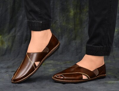 LISHTREE Nagra Style Loafers Leather Slip Men's Casual Dress Fashion For Walking