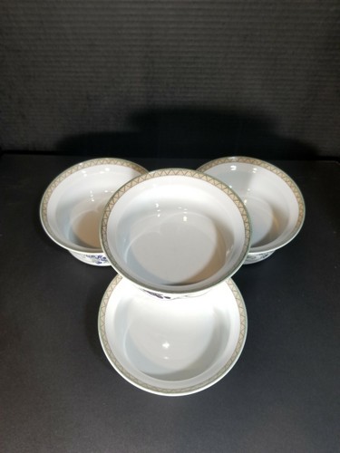 Set of 4 Dansk International Umbrian Fruit Cereal Bowls 6 3/4" Good Condition - Picture 2 of 3