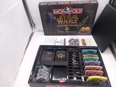 Parker Brothers Limited Collectors Edition Star Wars Monopoly 1977-1997 komplett