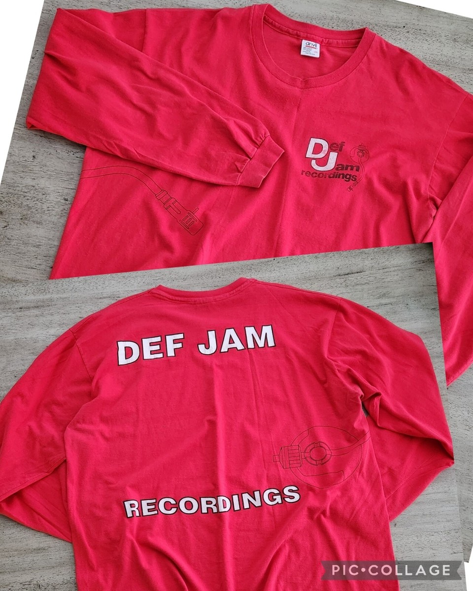 Vintage 90s Def Jam Recordings Single Stitch T-Shirt Vintage 90s Def Jam Recordings Single Stitch T-Shirt