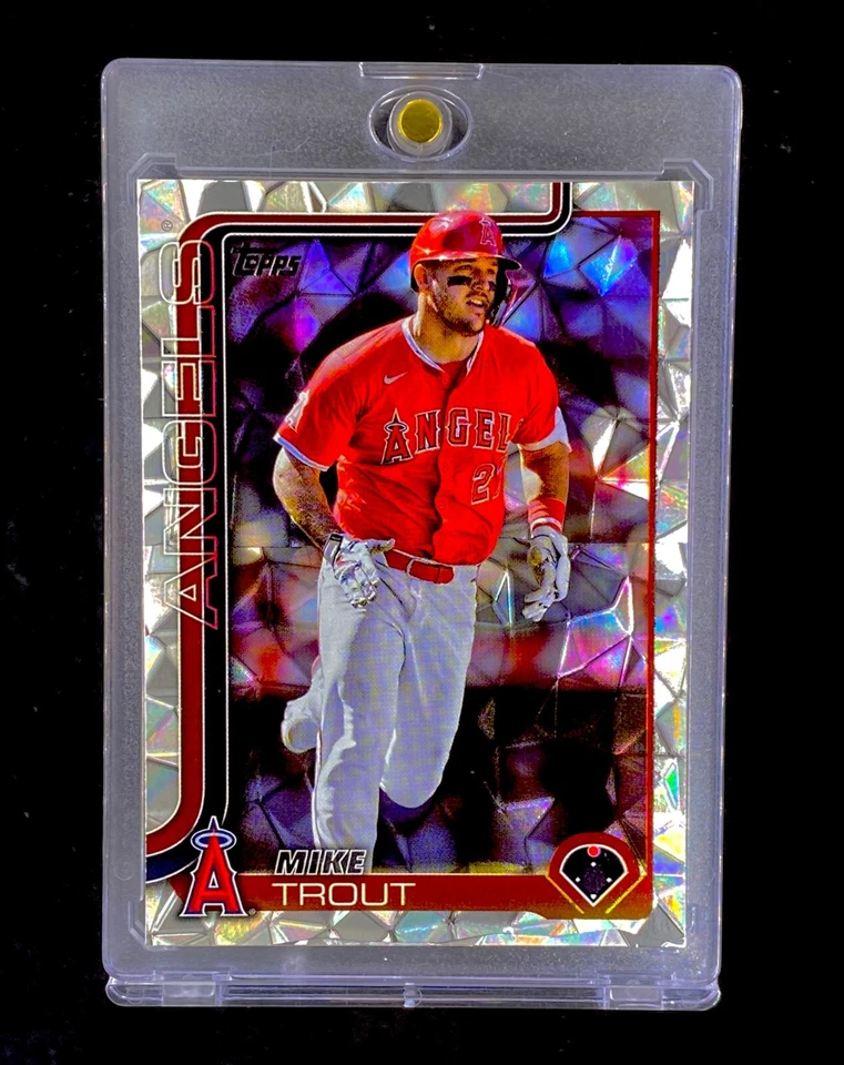 МАЙК ФОРЕЛЬ РЕДКИЙ ТРЕСНУВШИЙ ЛЕД 2025 TOPPS FUTURE STARS ГОЛОГРАФИЧЕСКАЯ - ANGEL - Изображение 2 из 4