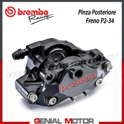 Calipers Rear Break Brembo Racing P2-34 Interaxle 64 Mm Without