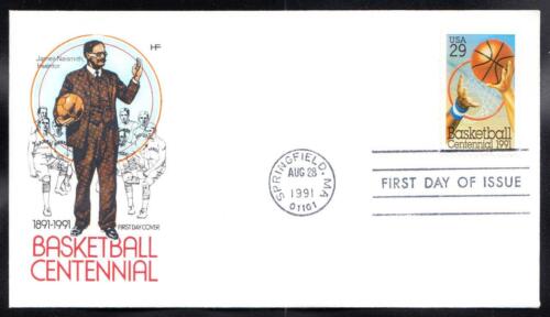 BASKETBALL CENTENNIAL Stamp 2560 House of Farnam First Day Cover B7906 - Photo 1/1