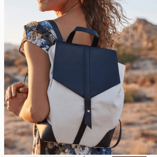 nwt Deux Lux Demi backpack black white - Picture 3 of 7
