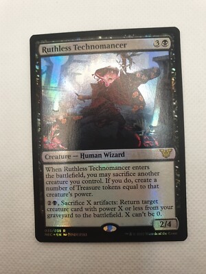 MTG Ruthless Technomancer HOLO Kamigawa: Neon Dynastie #35 - EN - Boosterfrisch
