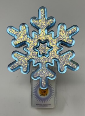 Bath & Body Works Glowing Snowflake Wallflowers Plug In Light Up
