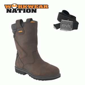 Nuevo Dewalt Rigger 2 Cuero Ropa de Trabajo Distribuidor Bota Puntera Acero Nuevo Cuero Dewalt Rigger 2 Cuero Nuevo Ropa de Trabajo Distribuidor Bota Puntera Acero a44a46