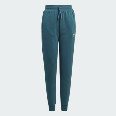 $38 adidas Adicolor Pants IJ9798 | Arctic Night / Pulse Yellow | Medium