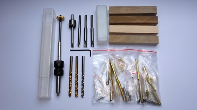 Pen Kits Starter Set MK1, Blanks, Drechselholz, Bausatz Kugelschreiber, Mandrel
