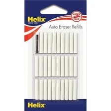 Helix Auto Eraser Refills - White Eraser Strips for Graphite - 30/PK - 19071 s