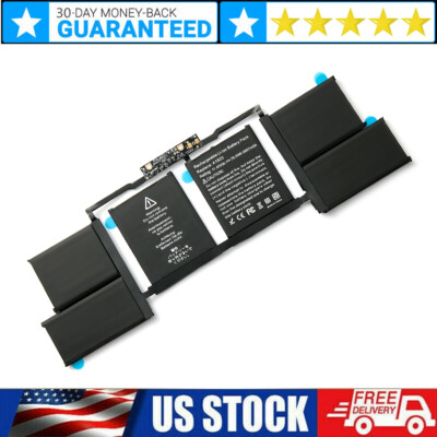 A1820 Battery For MacBook Pro 15'' A1707 Late 2016 Mid 2017 EMC 3162 3072 76Wh
