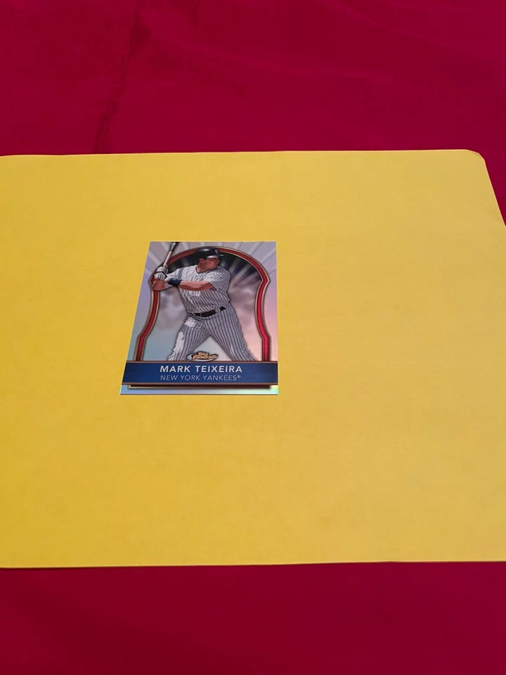 2011 TOPPS FINEST MARK TEIXEIRA #4 115/549 - Image 2 of 3