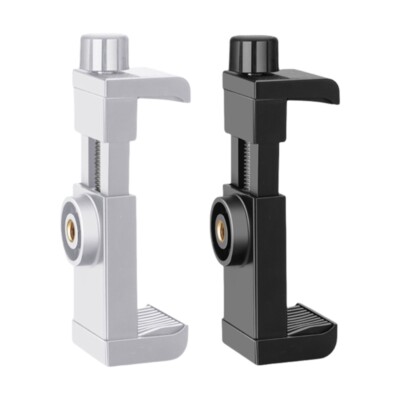 Multiple Use 1/4'' Thread Camera Clamp for Secure Webcam Smartphone Positioning