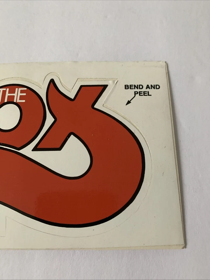 Vintage The Fox 99.5 FM WDFX Radio Station Sticker 1980’s New Old Stock - Image 3 of 4