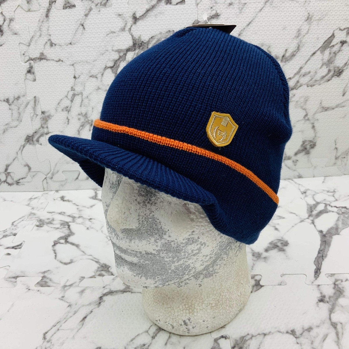 【PHATFARM】ファットファーム　ビーニー Men's Phat Farm Navy | Orange w/ Brim Beanie NWT | eBay