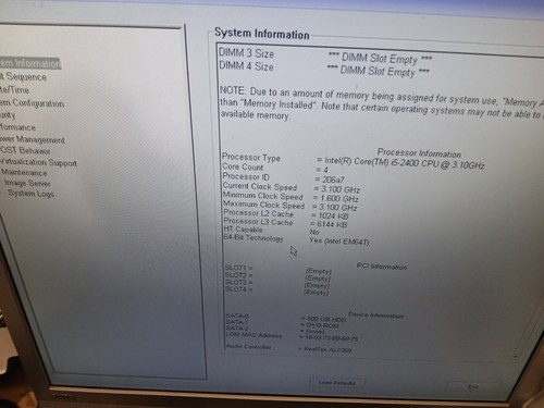 Dell Optiplex 790DT i5-2400 3,1 GHz 2 GB RAM DVD-ROM 500 GB HDD *Usado* - Imagen 8 de 8