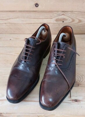 Jm Weston Shoes 470 Richelieu Size 7D US Special Order Shoe Street Black JM Weston Shoes 470 Richelieu Size 7d US Special Order Shoe  main image 3