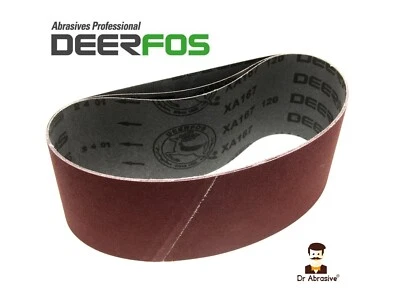 DEERFOS 100 x 610mm Sanding Belts 4'' x 24'' Belt Sanders Makita Bosch 100x610mm