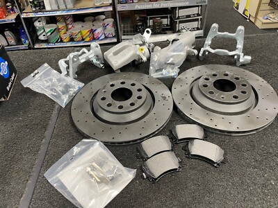 キャディライフ VW CADDY TDI SDi MAXI LIFE REAR CROSS DRILLED BRAKE DISC