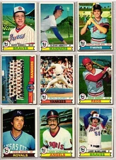 1979 Topps Baseball Complete Your Set #500 - #726 Pick Your Card
