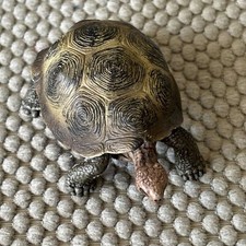 Schleich Galapagos Tortoise Figure Retired 2008 Wildlife Reptile Turtle 3"Lx2"W