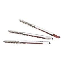 3X 6-32 Tap Set Right Hand RH Thread 3 Flutes Tool