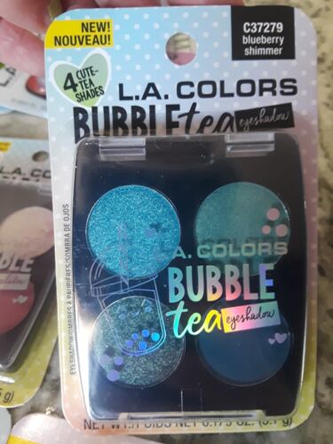 L.A. Colors Set Of 12 Pieces Bubble Tea Lip gloss & Eyeshadow Complete Set! - Picture 7 of 14