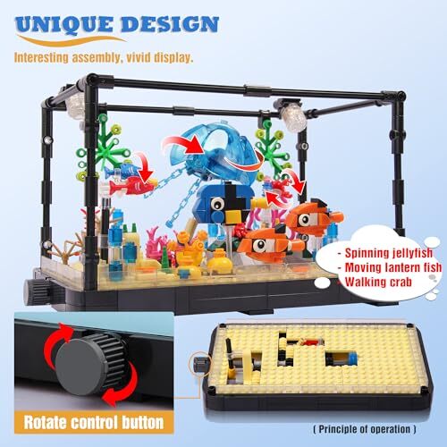 Aquarium Baustein, Beleuchtung Aquarium Sets für Erwachsene und...  - Bild 3 von 6