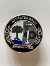 F&uuml;r 4x 75mm  AMG Affalterbach Mercedes Benz Nabendeckel Felgendeckel Glanz/Chrom