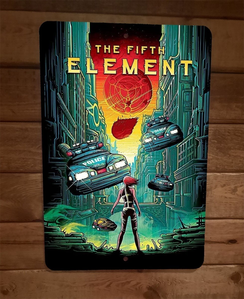 The Fifth Element Comic Art 8x12 Metal Wall Sign Movie Poster | eBay
