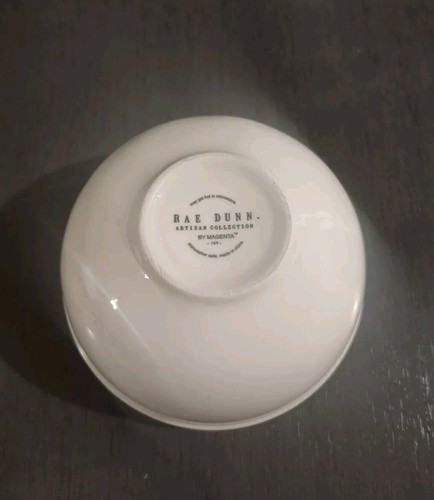 Rae Dunn "Dash" Medium Mixing 8" Ciotola Crema - Collezione Artigianale - By Magenta - Foto 3 di 3