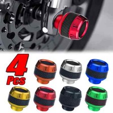 4Pcs Aluminum Alloy Motorcycle Crash Protector Scooter Wheel Front Fork Frame