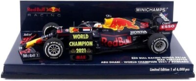 Red Bull F1 RB16B Max Verstappen Abu Dhabi 2021 World Champion 1